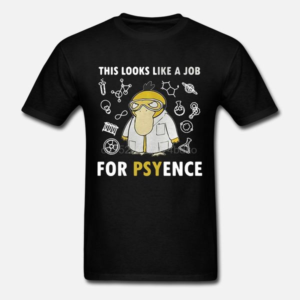 

psyduck this looks like a job for psyence shirt men black cotton all size