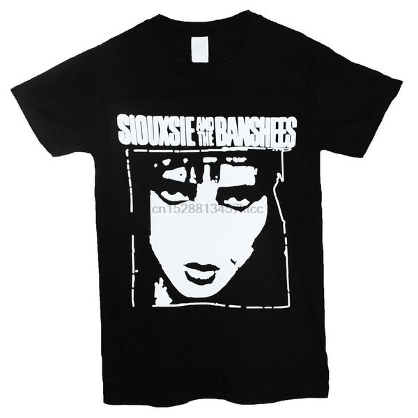 

siouxsie and the banshees t-shirt bauhaus cure punk rock goth graphic tee summer plus size tee shirt
