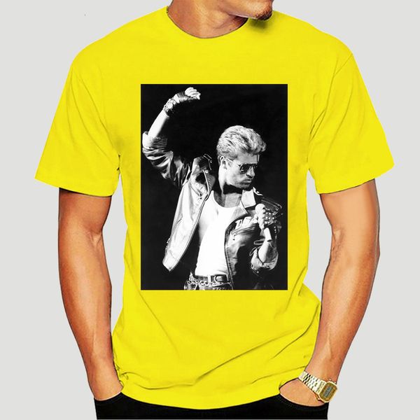 

george michael mic ideal gift birthday present cool retro t shirt-4179d