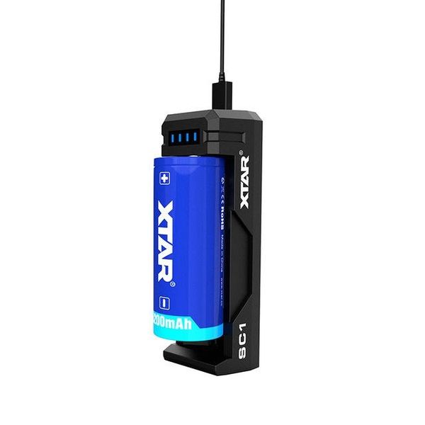 

xtar sc1 usb apply to 3.6v/3.7v rechargeable 18650/18700/20700/21700/22650/25500/26650 li-ion batteries. chargers consumer electronics ch