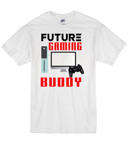 

2019 summer fashion casual men o-neck t shirt future gaming buddy funny kid humour nerd t shirt tshirt mens womens gift