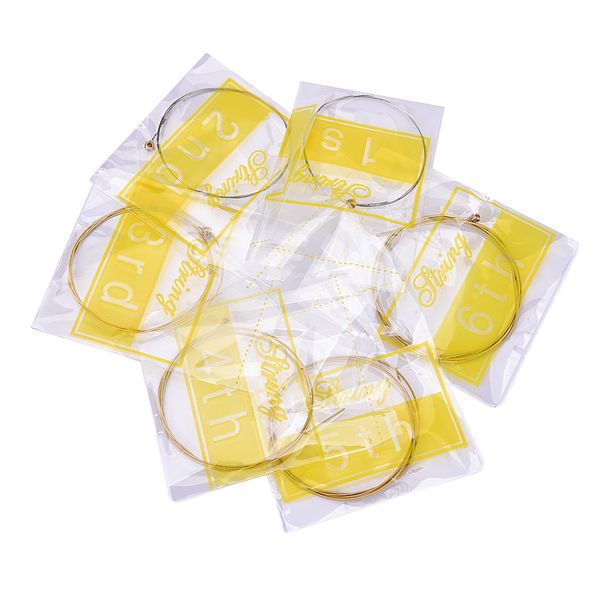 

6 pieces guitar strings set musical instrument parts for guitar lovers