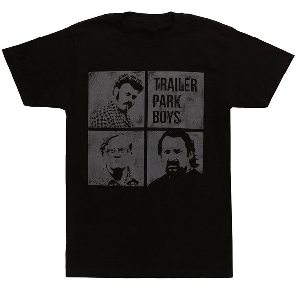 

kings road merch trailer park boys boxed characters t-shirt
