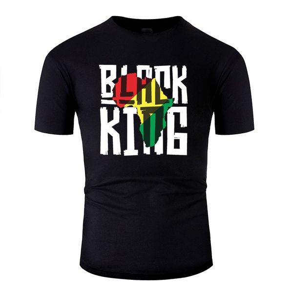 

printed black king for boys men history month men tshirt 2020 homme outfit men and women t-shirts hip hop