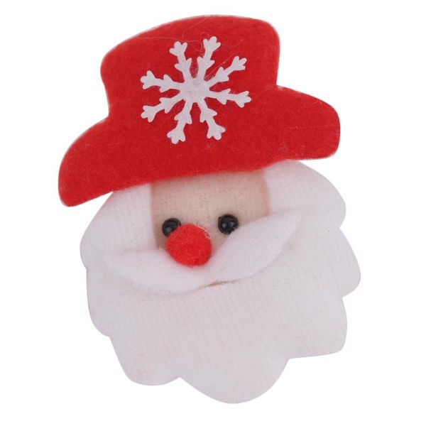 

christmas ornaments old man/snowman/deer/bear wrist ornament toy pat circle christmas decorations luminous wrist bracelet, Slivery;white