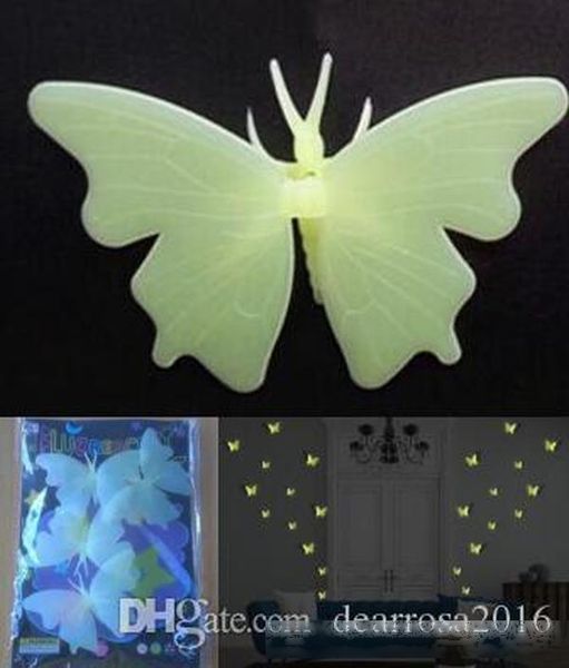 

20 sets/lot butterfly nightlight led butterfly night light for wedding room night light for children room