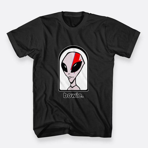 

david bowie space alien workshop tee t shirt men's s to 3xl color black cool gift personality t-shirt