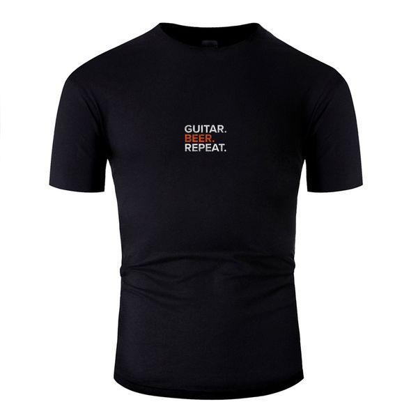 

вязаные vintage guitar beer repeat смешные мужчины tshirt o шеи короткий рукав прохладный мальчик девочка футболках hip hop