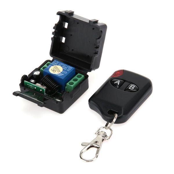 

remote controlers dc12v 433mhz relay wireless control lamp two key led switch transceiver controller set