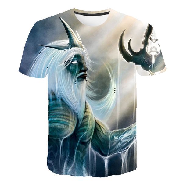 

teddy bear demon t shirt men t-shirts casual tshirts cartoon tees wholesale round neck cool clothes 100% cotton