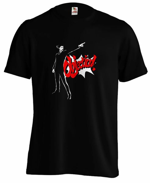 

phoenix wright ace attorney objection gyakuten saiban t shirt