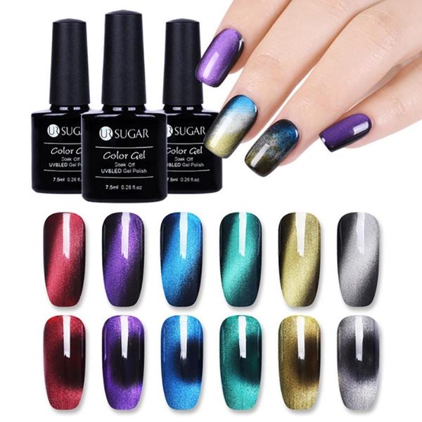 

3d cat eye gel nail polish ptherapy nail polish manicure glue, Red;pink