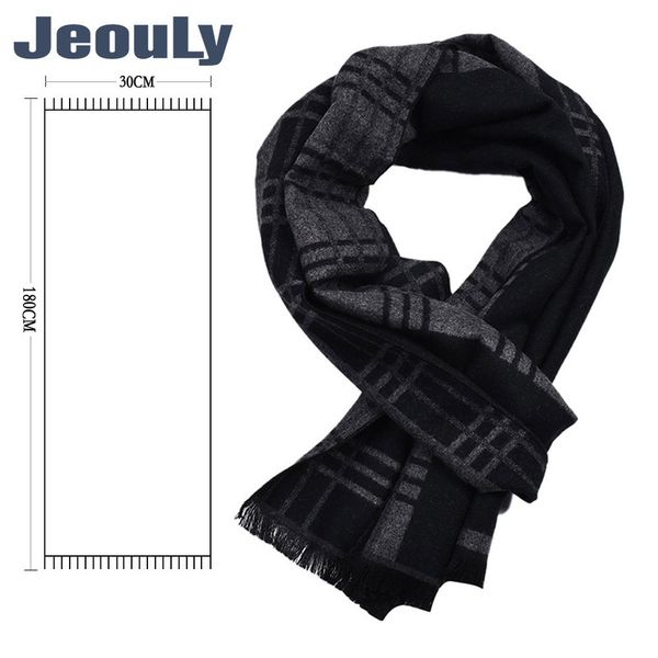 

scarves men's classic plaid cotton and linen export multi-functional warm shawl male winter hit british scarf, Blue;gray