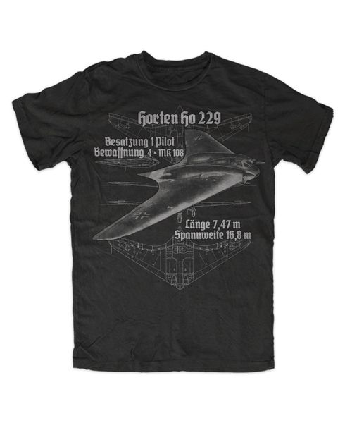 

horten ho229 hoarding ho229 premium t-shirt aviation flying wing men 2019 summer tees shirt logo