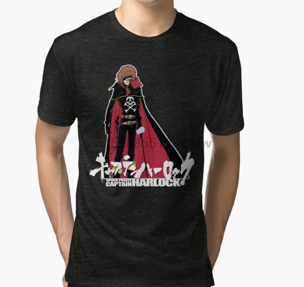 

men tshirt captain harlock tri blend t shirt women t-shirt tees top