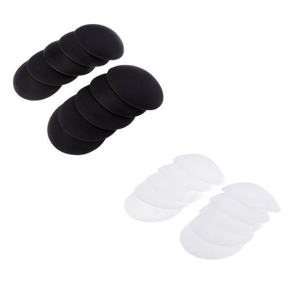 

10 pairs women bikinis round bra pad inserts sponge push up swimwear, Black;white