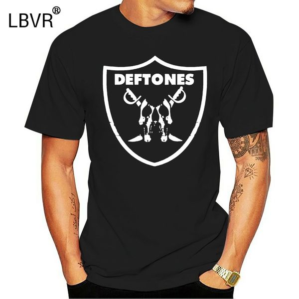 

deftones black raider logo tshirt new men t-shirt tee size s to 3xl