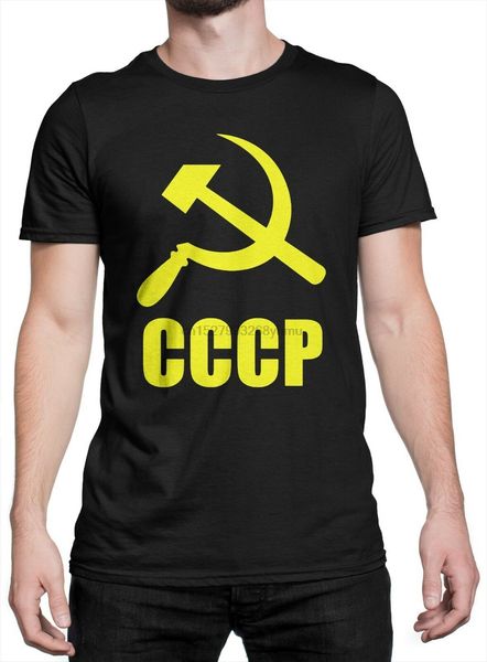 

mens t-shirt cccp cod03 shirt 100% cotton-black(1