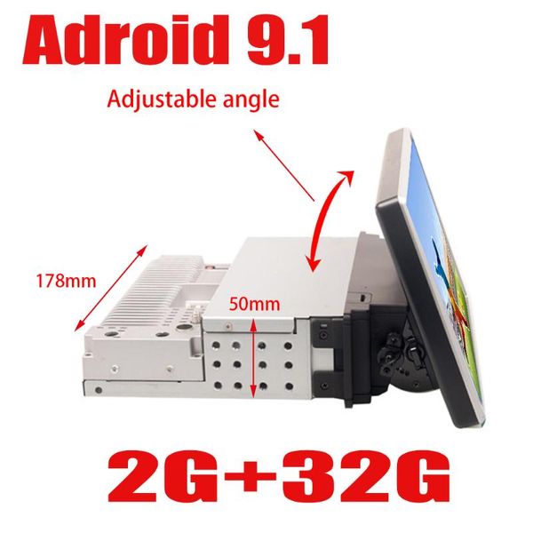 

1 din android 9.0 4 core 2g 32g universal car radio multimedia stereo player gps navigation head unit 10.1 inch 1024*600