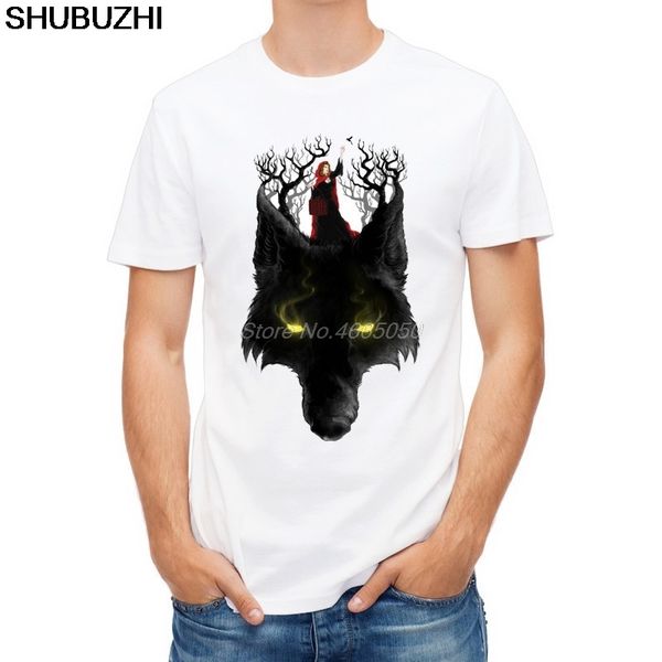 

summer beast animal t shirt men the wolf little red riding hood shirt good quality comfortable casual t-shirts euro size