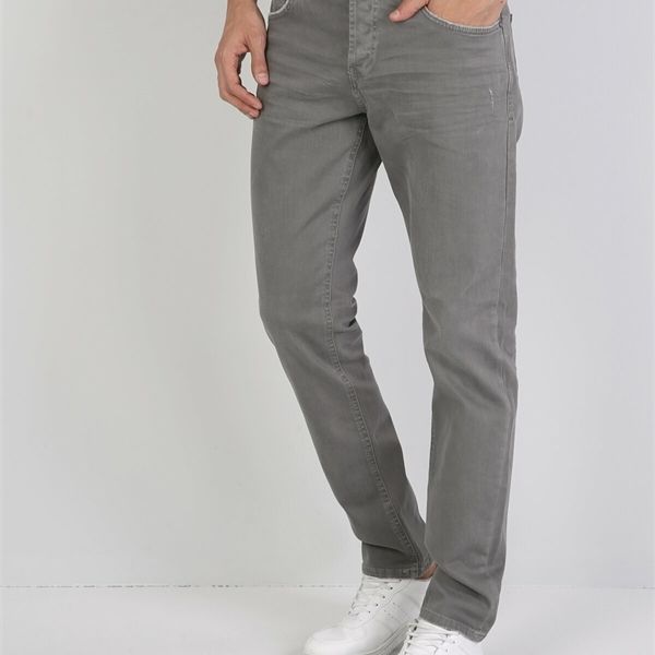 

colins men 44 karl straight fit light high rise straight leggrey pants, Black