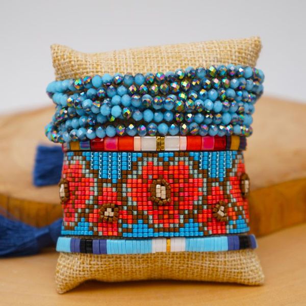 

rttooas miyuki tila beads jewelry bohemian crystal bracelets pulseras mujer moda 2020 accesorios armband, Golden;silver