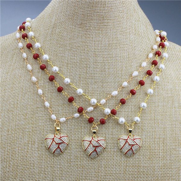 

16inch 5pcs/lot cz pendant,heart shape cubic zircon charm jewelry,bracelet/necklace component wholesale, Silver