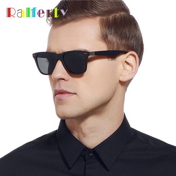 

ralferty sunglasses men women polarized uv400 sun glasses male tr90 shades for men driver fishing sport oculos fp21, White;black