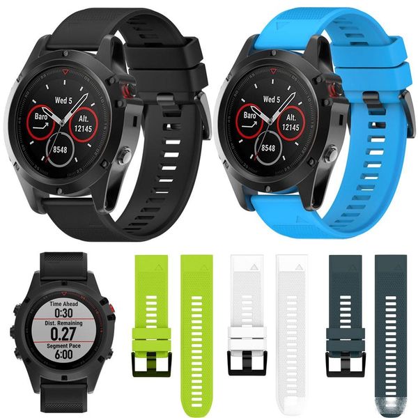

watchband for garmin fenix 5 5x 5s for forerunner 935 gps watch strap easy fit replacement silicone watch band