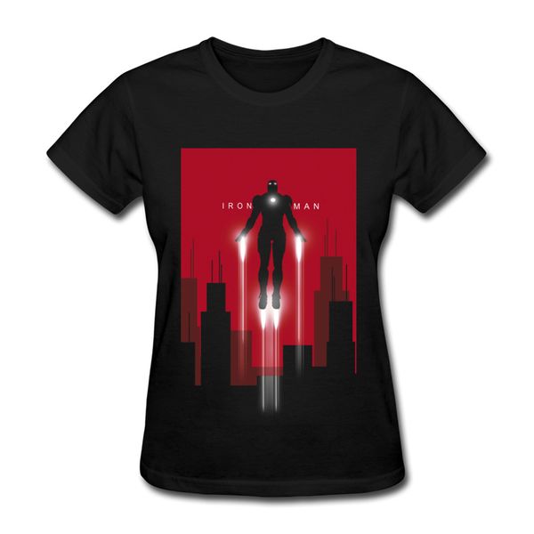 

ironman fight tshirt printing summer fall cotton women t shirt birthday gift nice t-shirts new coming short sleeve t-shirts
