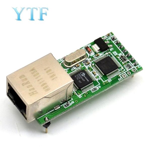 

computer & office usr-tcp232-t2 rs232 serial to ethernet tcp ip udp network converter module ttl lan module with rj45 port