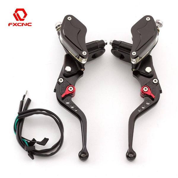 

motorcycle master cylinder brake clutch lever hydraulic reservoir brakes clutches pump levers accessories 7/8" 22mm sport bikes