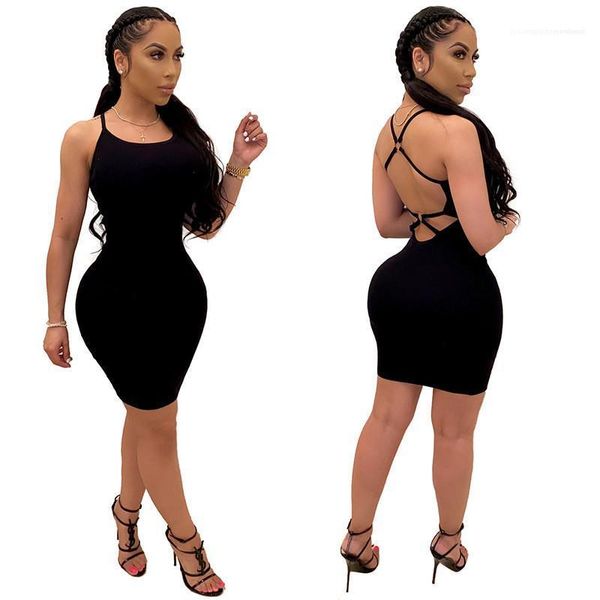 

dresses u neck backless skinny dress fashion back criss-cross mini dress women clothes womens bodycon, Black;gray