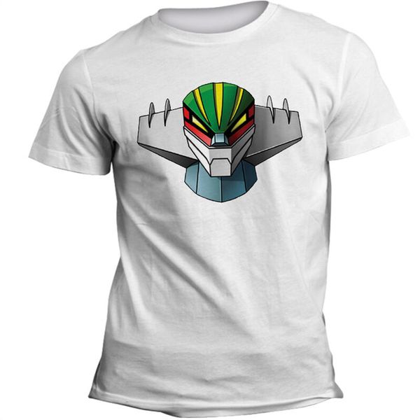 

t-shirt uomo donna jeeg robot d'acciaio аниме манга япония хлопок tee shirt бесплатная доставка свет