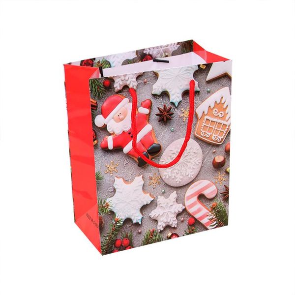 

stockings gift holders christmas gift bag paper bag packaging kraft paper bottom tote christmas decorations for tree home