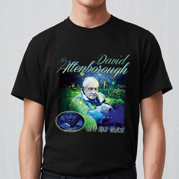 

david attenborough (life that glows) t shirt men t shirt