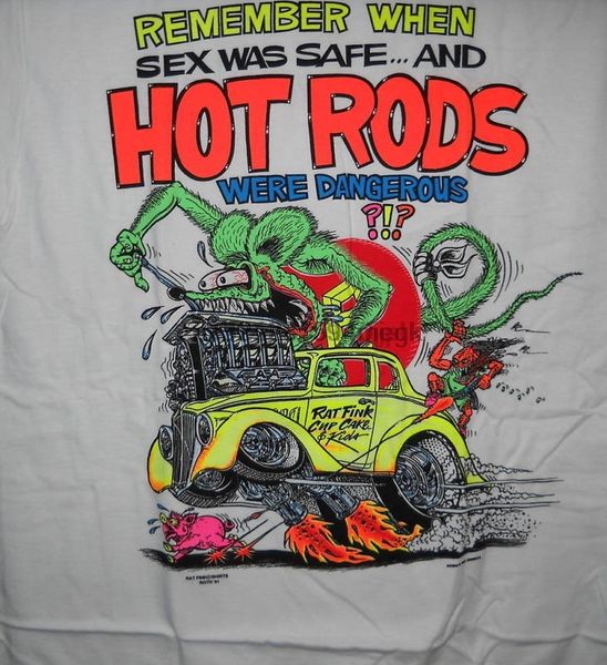 

rat fink willys автомобилей футболка пол был safe m l xl xx xxx
