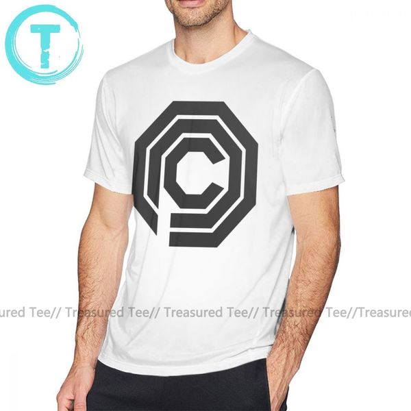 

робокоп тенниска ocp logo - робокоп t-shirt 100 процентов хлопка основная tee shirt fun xxx с коротким рукавом печать man tshirt