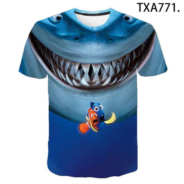 

movie finding nemo 3d boy girl printed cool 3d print shirts oversized hippie aesthetic men clothing