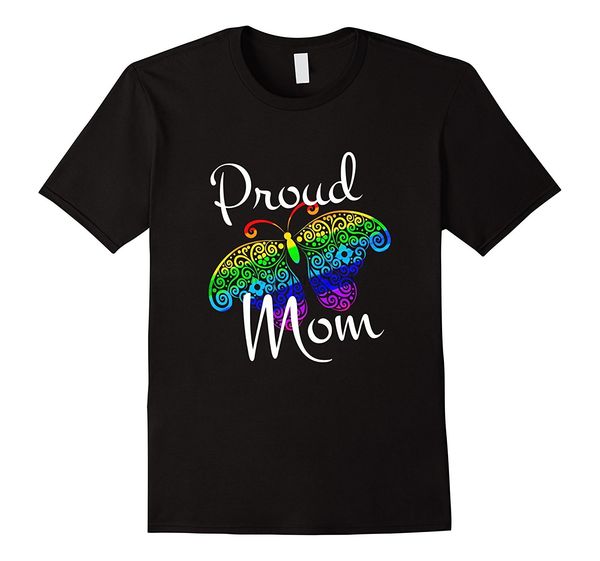 

tee shirts crew neck cotton short sleeve proud mom mother day lgbt t shirt gift mens shirts