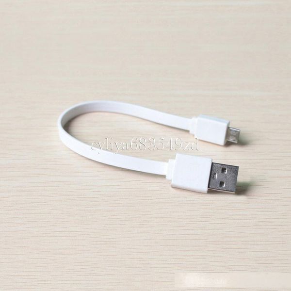 

20cm long charger short micro cable white color for power bank smart phone usb cable smartphone htc sony