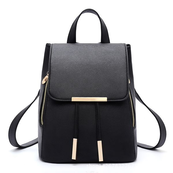 

backpack women pu leather female backpacks teenager school bags mochila feminina rucksack mochilas mujer