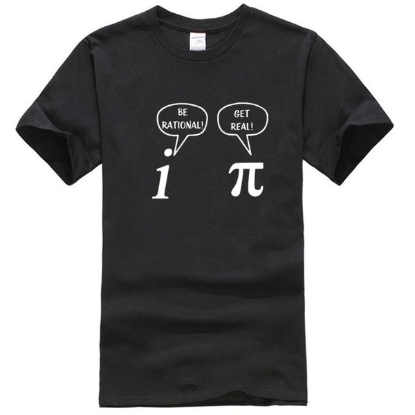 

summer style become rational, get real mathematics science geeky funny joke pun pi t-shirt funny for men's t-shirts