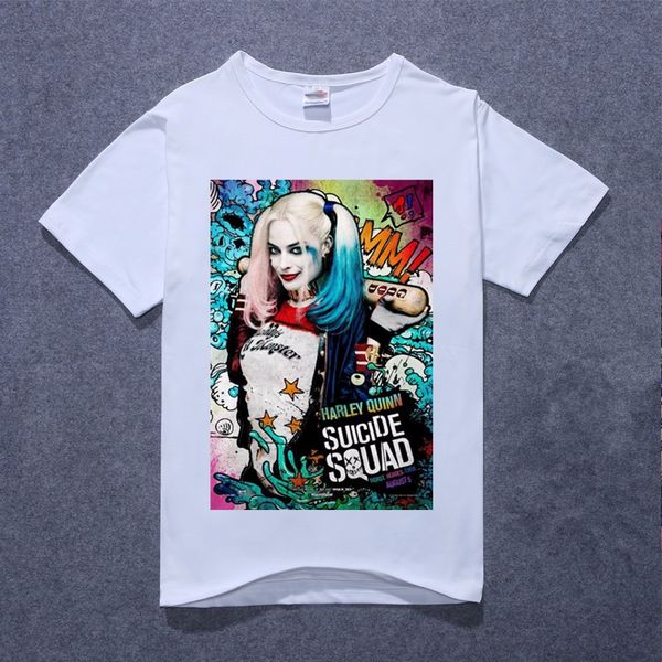 

new suicide squad harley quinn jared leto batman t shirt men cotton t shirt tees