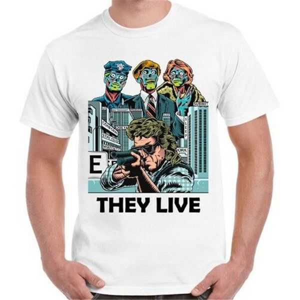 

they live thriller cult satirical sci fi horror roddy piper gift t shirt adults casual tee shirt