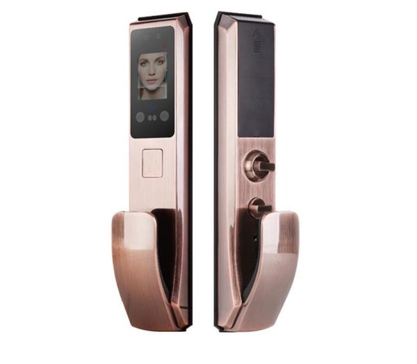 

rongshenda fx70 fingerprint face recognition door lock automatic household anti-theft door lock password brush face recognition face lock