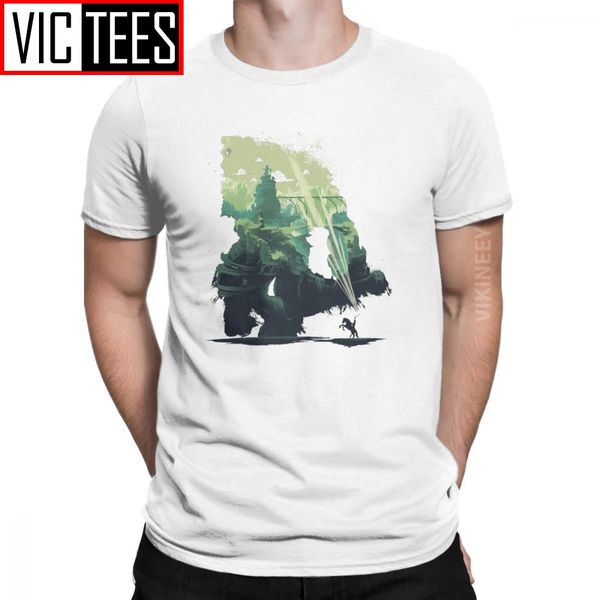 

funny shadow of the colossus colossal world t-shirt men cotton t shirt 2020 clothes oversized streetwear