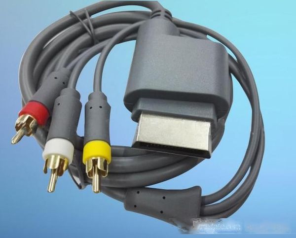 

180cm hd tv component vga hdtv & composite rca av video cables for microsoft box 360 av cables llfa