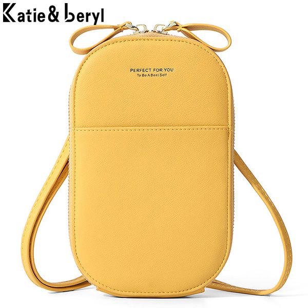 

luxury women phone messenger bag pu leather mini cute shoulder hand bags ladies coin purses crossbody bag fashion female wallet