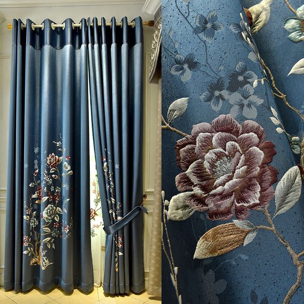 

high-grade high-precision continental curtains for bedroom living room curtains blackout luxury luxury home decor